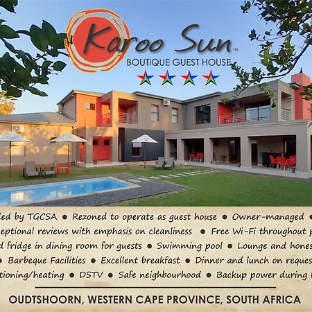 Karoo Sun Boutique Guest House Oudtshoorn Exterior foto